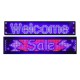 Scrolling LED Sign, 4 Color Electronic Window Banner Scrolling LED Sign, 4 Color Electronic Window Banner