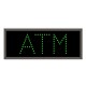 Outdoor LED ATM Sign 7 x 18, Green Outdoor LED ATM Sign 7 x 18, Green