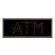 Outdoor LED ATM Sign 7 x 18, Red Outdoor LED ATM Sign 7 x 18, Red