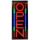 Animated Vertical LED Open Sign with Multicolored Border Animated Vertical LED Open Sign with Multicolored Border